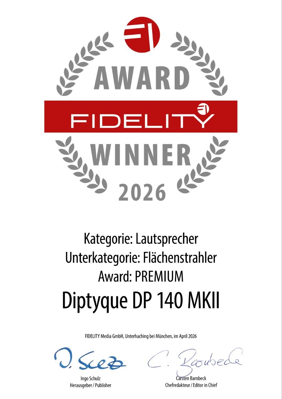 FIDELITY Award 2026 - Diptyque DP 140 MkII